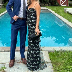 Majorelle - Katarina Gown in Black Dot